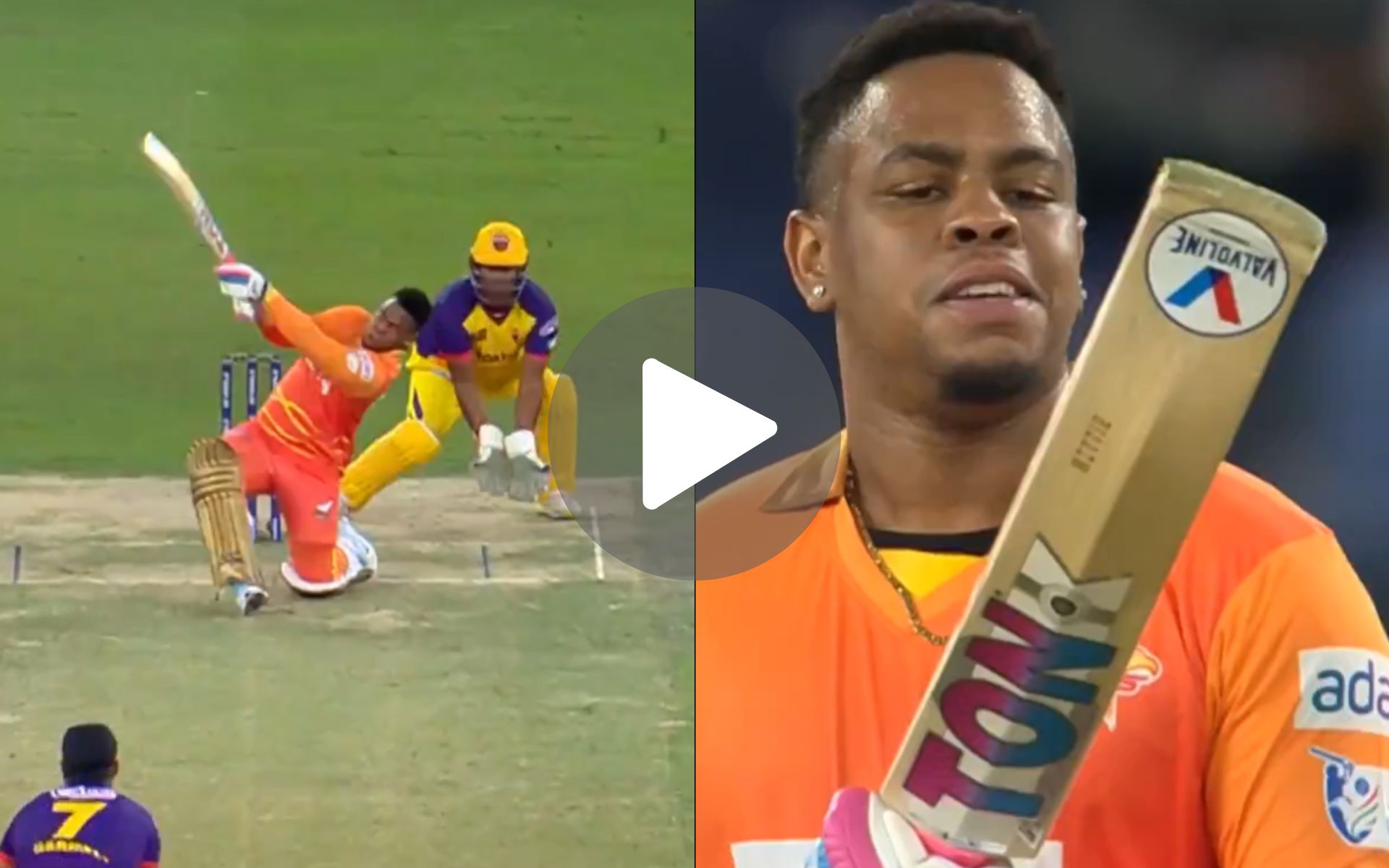 [Watch] 6, 4, 4 - Hetmyer Channelises Inner Yuvraj Singh To Smash USA Star Over The Fence In ILT20